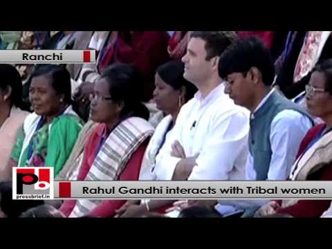Rahul Gandhi on Jharkhand tour, interacts with tribal women