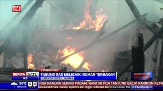 Tabung Gas Meledak, 3 Rumah di Tanjung Duren Terbakar