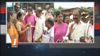 AP PCC Chief Raghuveera Reddy Inspects Vegetable Market In Vijayawada | iNews