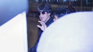 Shahrukh Khan Spotted At Airport, Leaves To Dubai For JHMS Promotion
