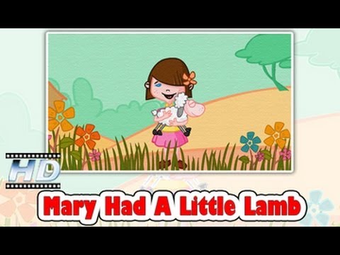 Mary Had A Little Lamb - Nursery Rhyme - For Kids