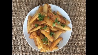 Masala Potatoes Recipe | Easy 10 min Side Dish - Snack Ideas