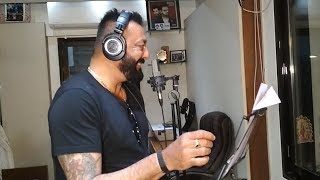 Sanjay Dutt Live Recording Special Song For BHOOMI