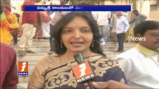 Devotees Throng to Secunderabad St Mary's Church | Christmas | iNews