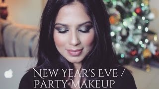 Last Minute Easy yet Glamourous New Year's Eve Makeup l Party Makeup