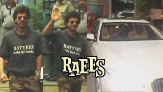 Raees Shahrukh Khan SPOTTED At Mumbai Airport
