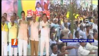 Chandrababu Naidu Speech at Janmabhoomi Maa Vooru In Dwarapudi | iNews