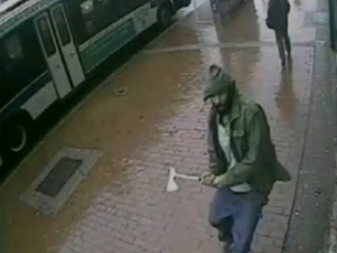 Raw- Surveillance Video of Ax Attack News Video